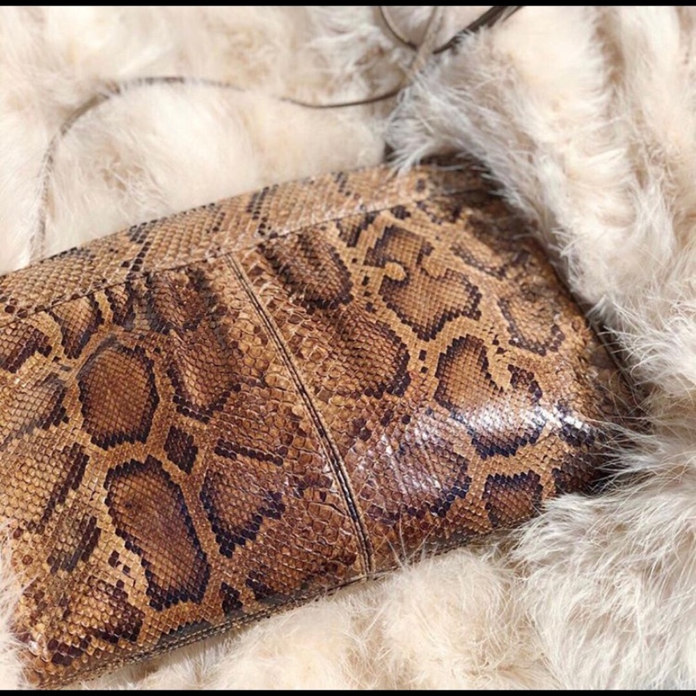 Vintage Snakeskin Crossbody